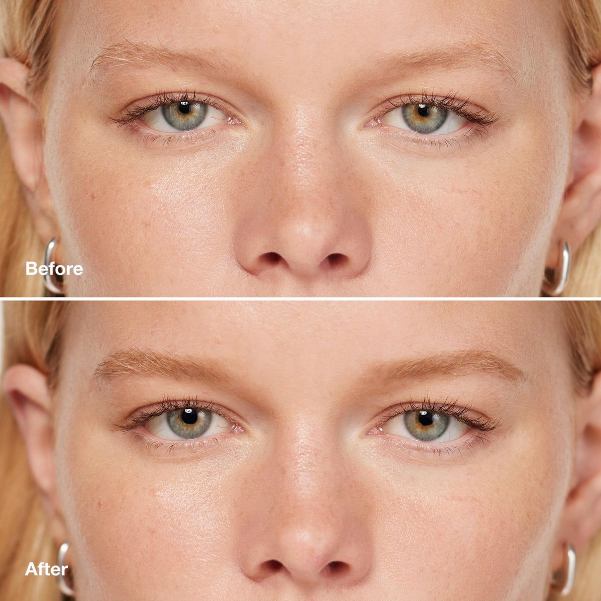 Clinique cream-to-powder texture close-up showing smooth blendability benefit