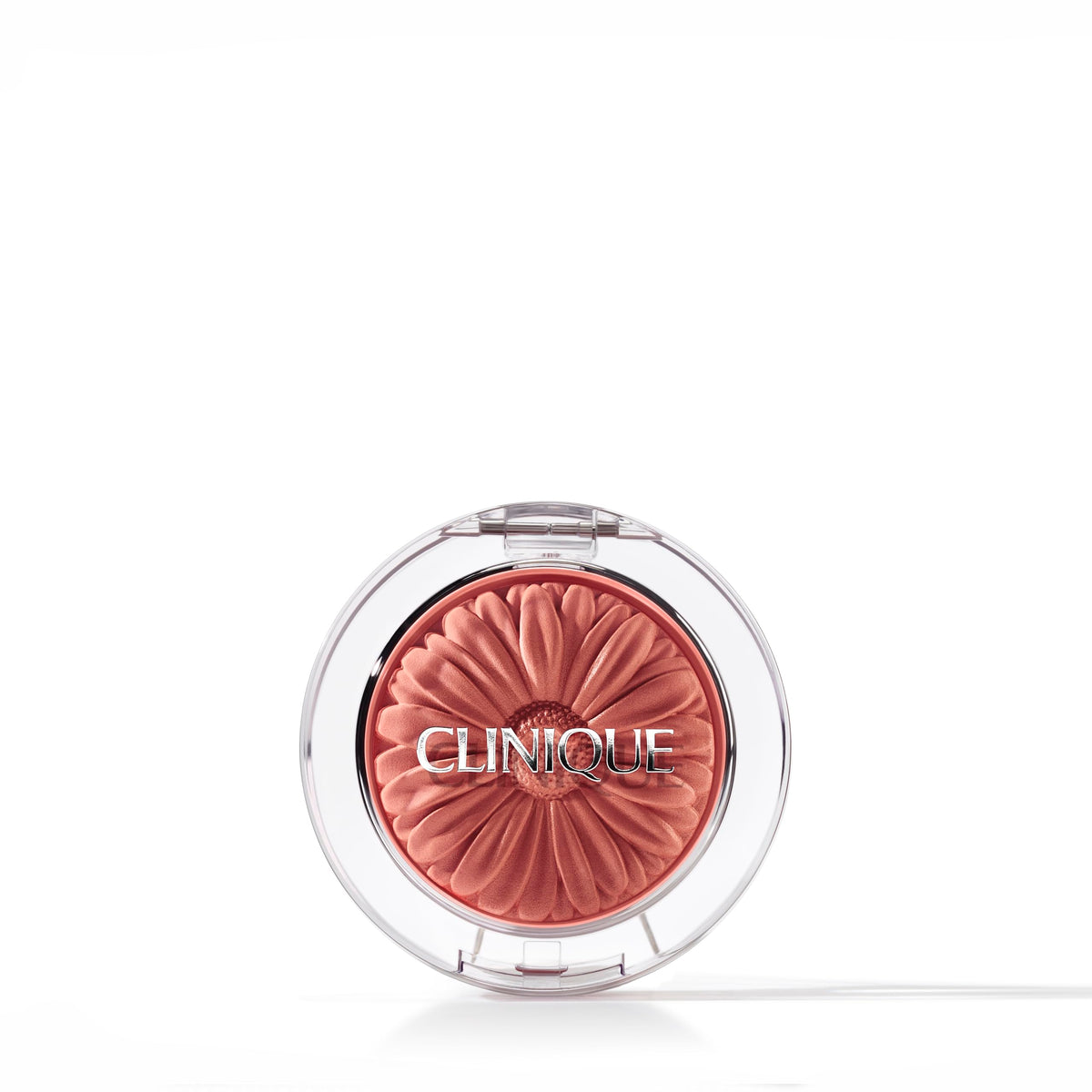 Clinique front packaging showing compact and shade label for easy identification