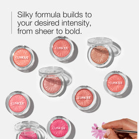 Clinique pan close-up revealing silky texture and true pigment for seamless blending