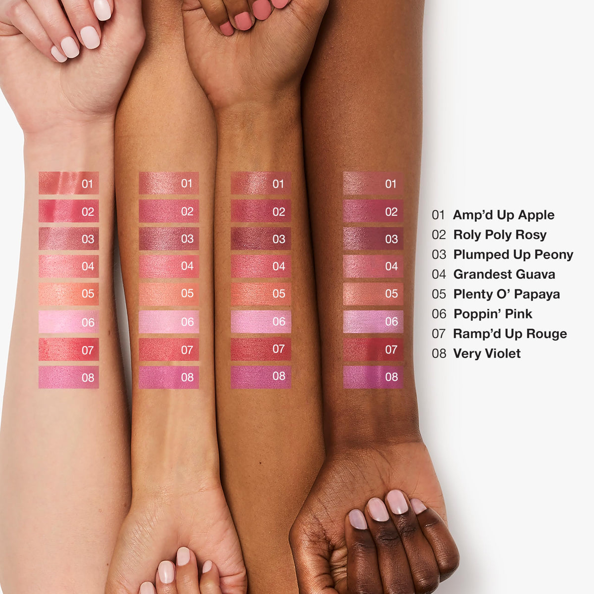 Clinique Chubby cream blush stick blended on cheeks for natural healthy glow