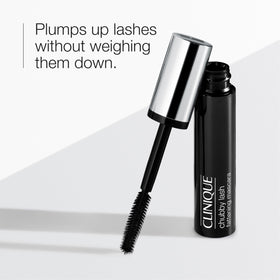 Clinique Chubby Lash oversized brush close-up showing bristles, maximizes volumizing effect