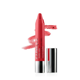 Clinique Chubby Stick front packaging showing shade Mighty Mimosa and benefits