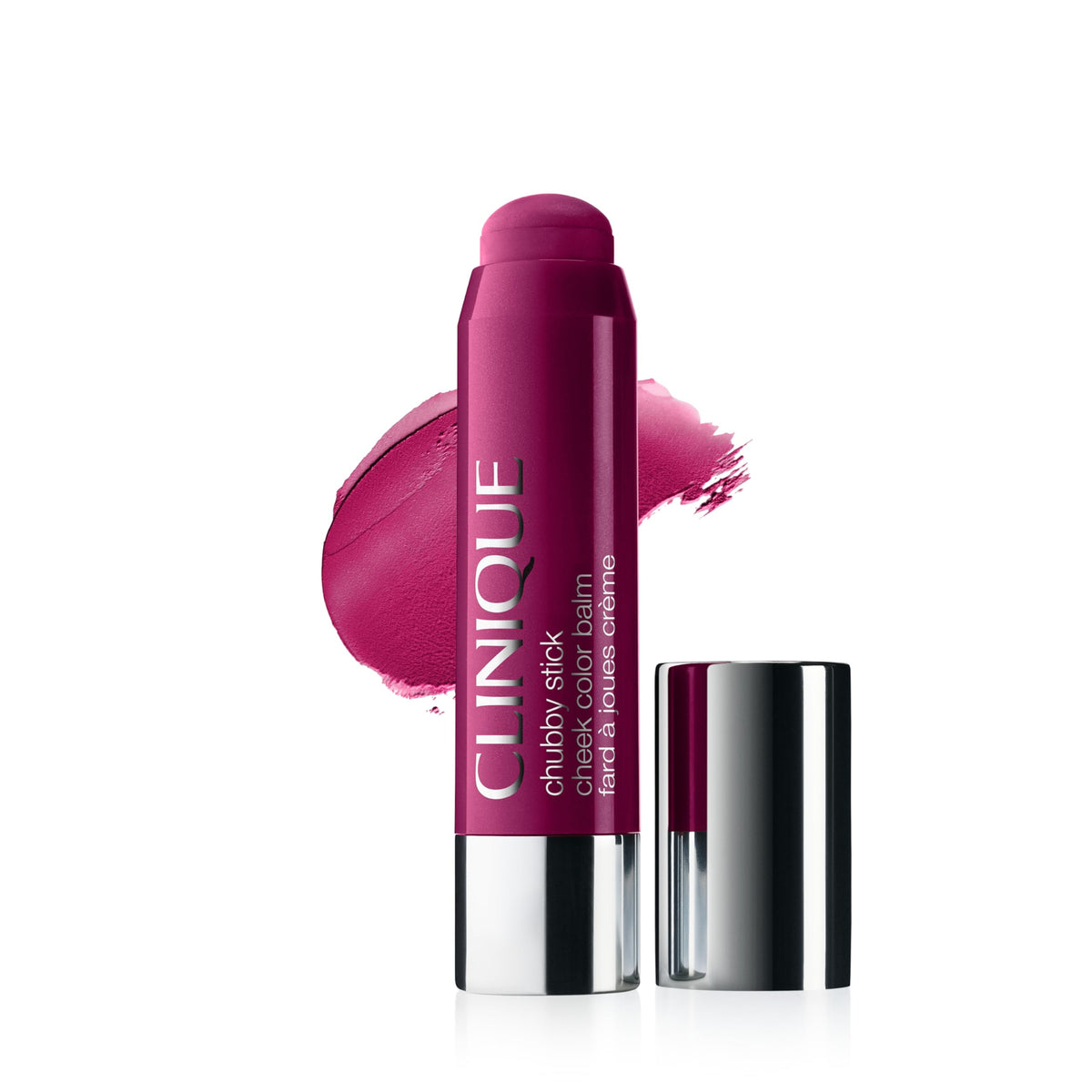 Clinique Chubby Stick front view showing compact design and easy application