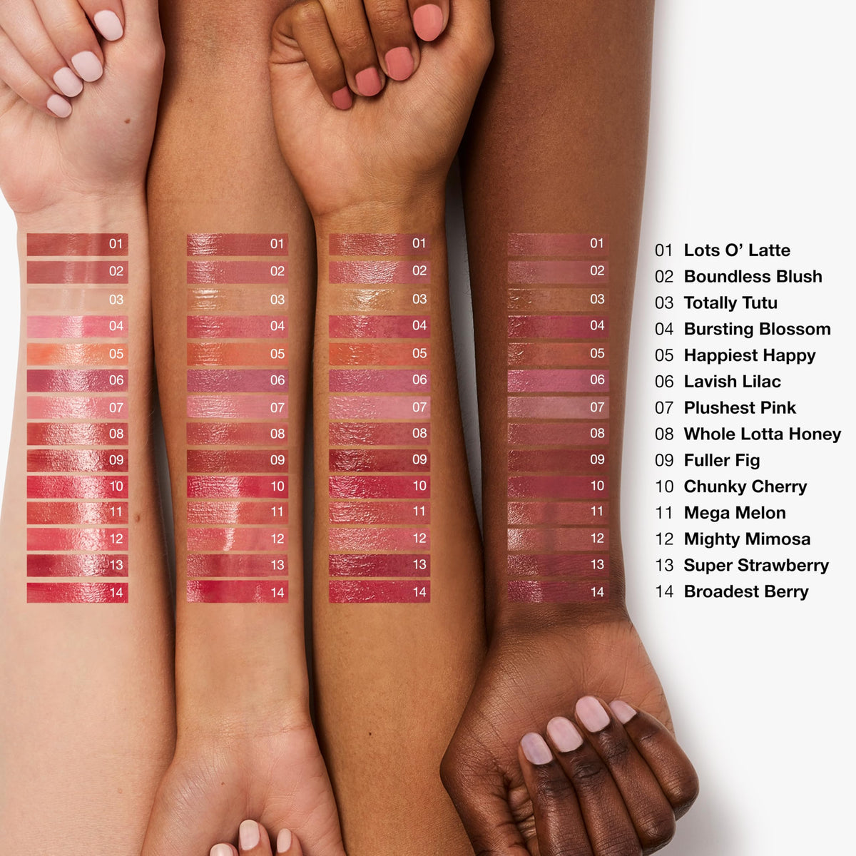 Clinique Chubby Stick ingredients closeup highlighting shea and mango butters for nourishment