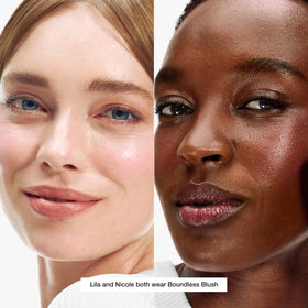 Clinique Chubby Stick texture swatches on skin highlighting blendable color payoff