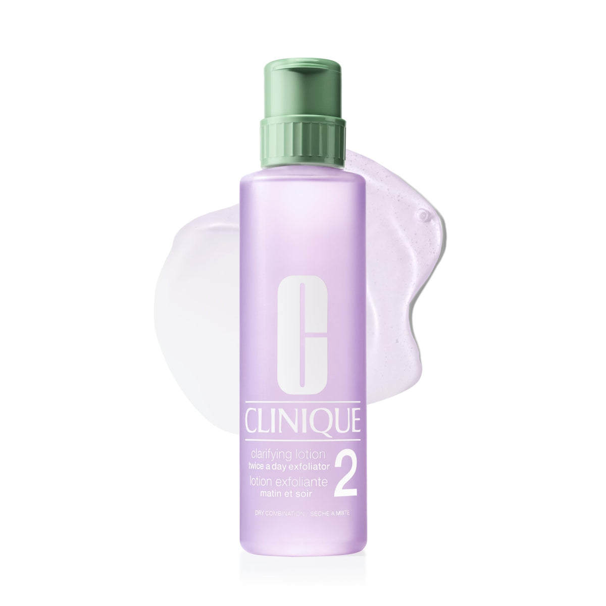 Clinique Clarifying Lotion 2 front bottle showing packaging and label benefits