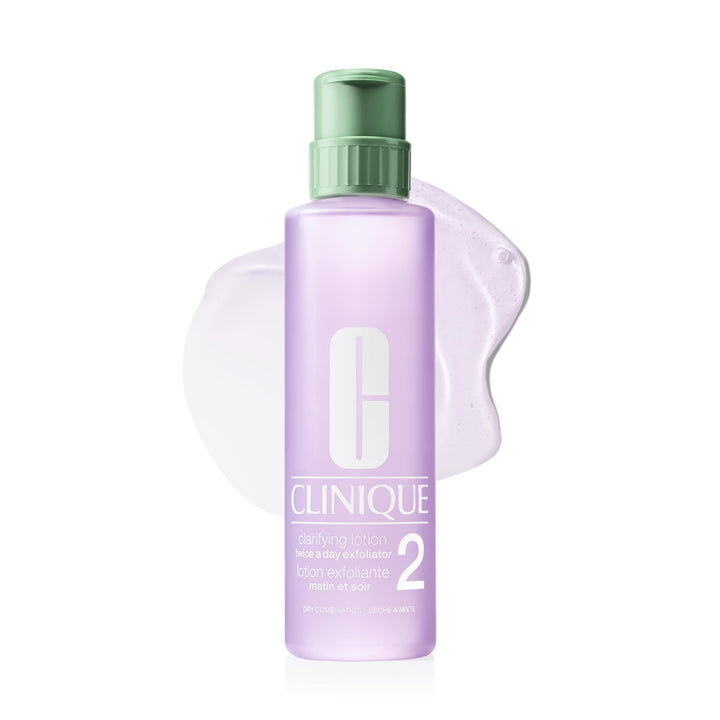 Clinique Clarifying Lotion 2 front bottle showing packaging and label benefits