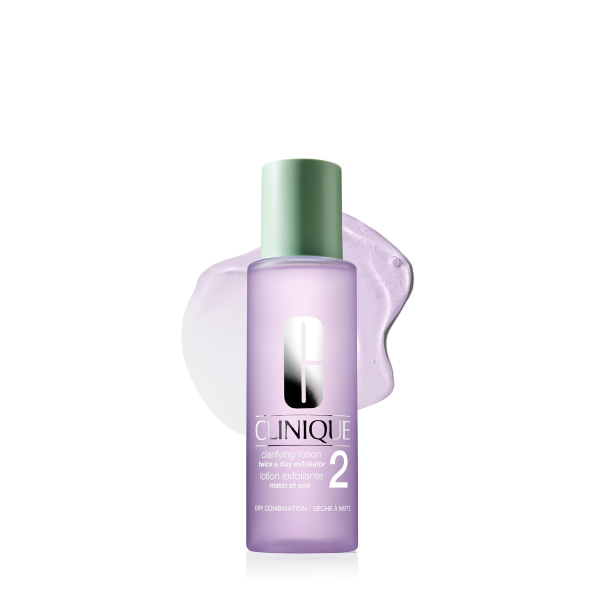 Clinique Clarifying Lotion 2 front bottle showing clean design and gentle exfoliation benefit