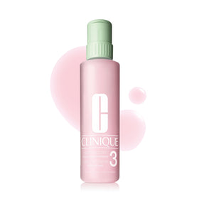 Clinique Clarifying Lotion 3 front bottle showing sleek packaging and easy identification benefit