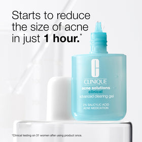 Clinique detailed tube close-up displaying label and application tip for precision