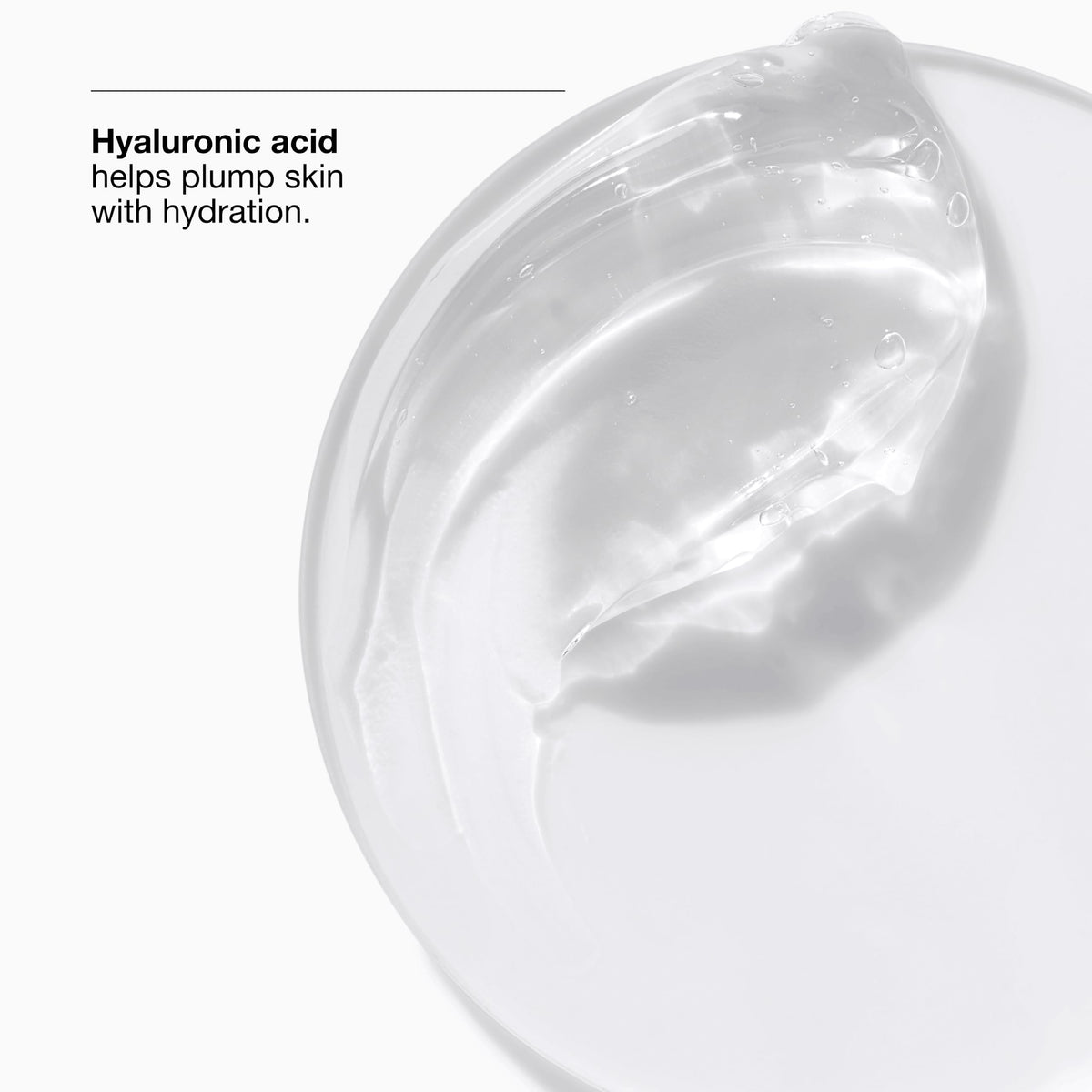 Clinique closeup of jelly consistency highlighting lightweight hydration benefit