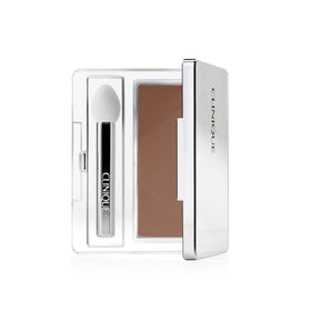 Clinique compact front view showing Foxier shade and portable design benefit