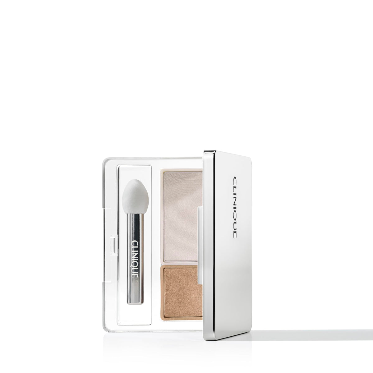 Clinique compact front packaging showing brand and color for easy identification