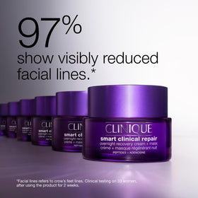 Clinique cream applied on hand demonstrating lightweight spread and absorption