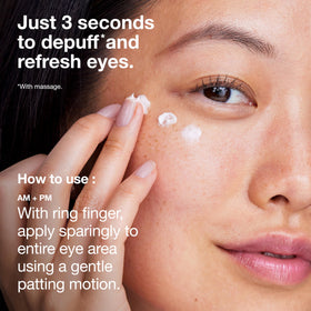 Clinique cream on fingertip demonstrating smooth consistency for easy spreadability