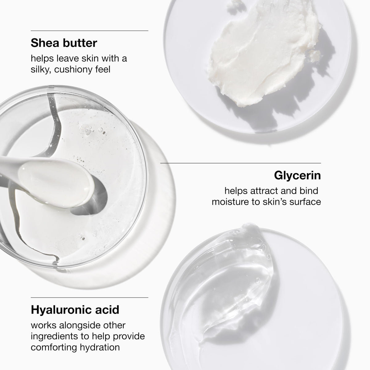 Clinique being applied to elbow demonstrating targeted softening and hydration benefit