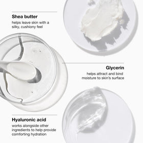 Clinique being applied to elbow demonstrating targeted softening and hydration benefit