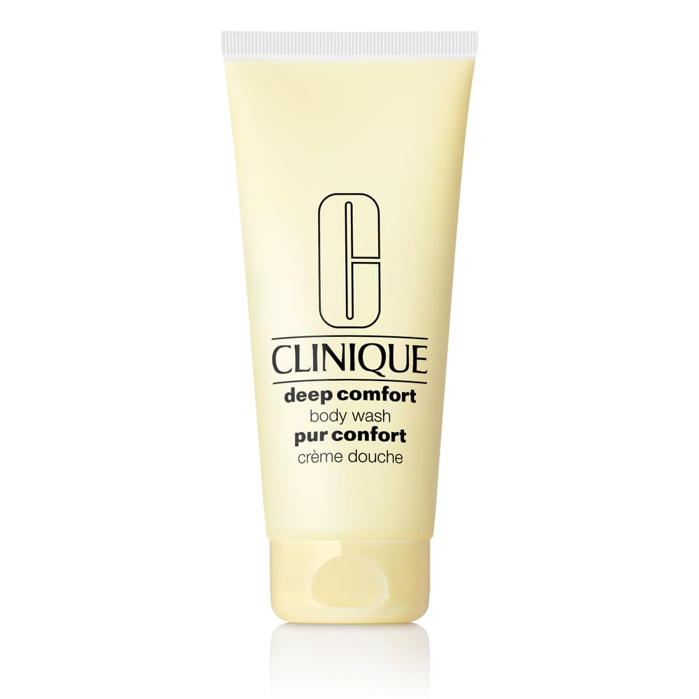 Clinique Deep Comfort front packaging showing bottle and label, easy identification benefit