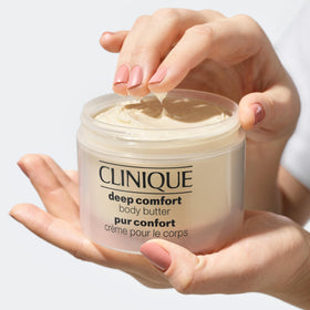Clinique jar next to common objects showing 6.7 fl oz scale for purchase clarity