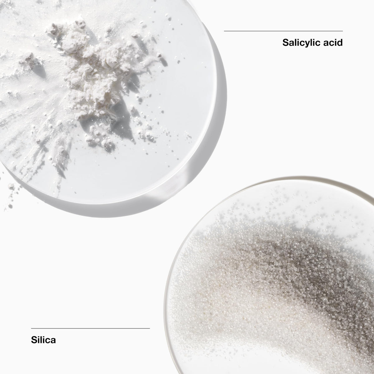 Clinique dispensed on hand demonstrating easy application and quick spread benefit