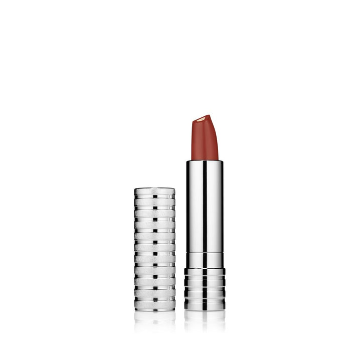 Clinique lipstick front view showing sleek packaging and shade