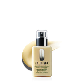 Clinique dramatically different moisturizing gel front packaging showing clarity and brand