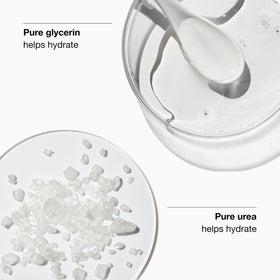 Close-up of the lotion texture showing silky finish and fast absorption benefit
