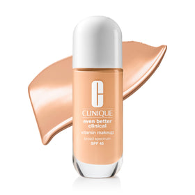 Clinique front packaging showing product and shade with clear branding and protective benefit