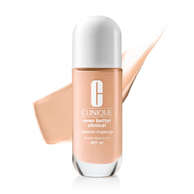 Clinique front packaging showing SPF45 protection and daily use benefit