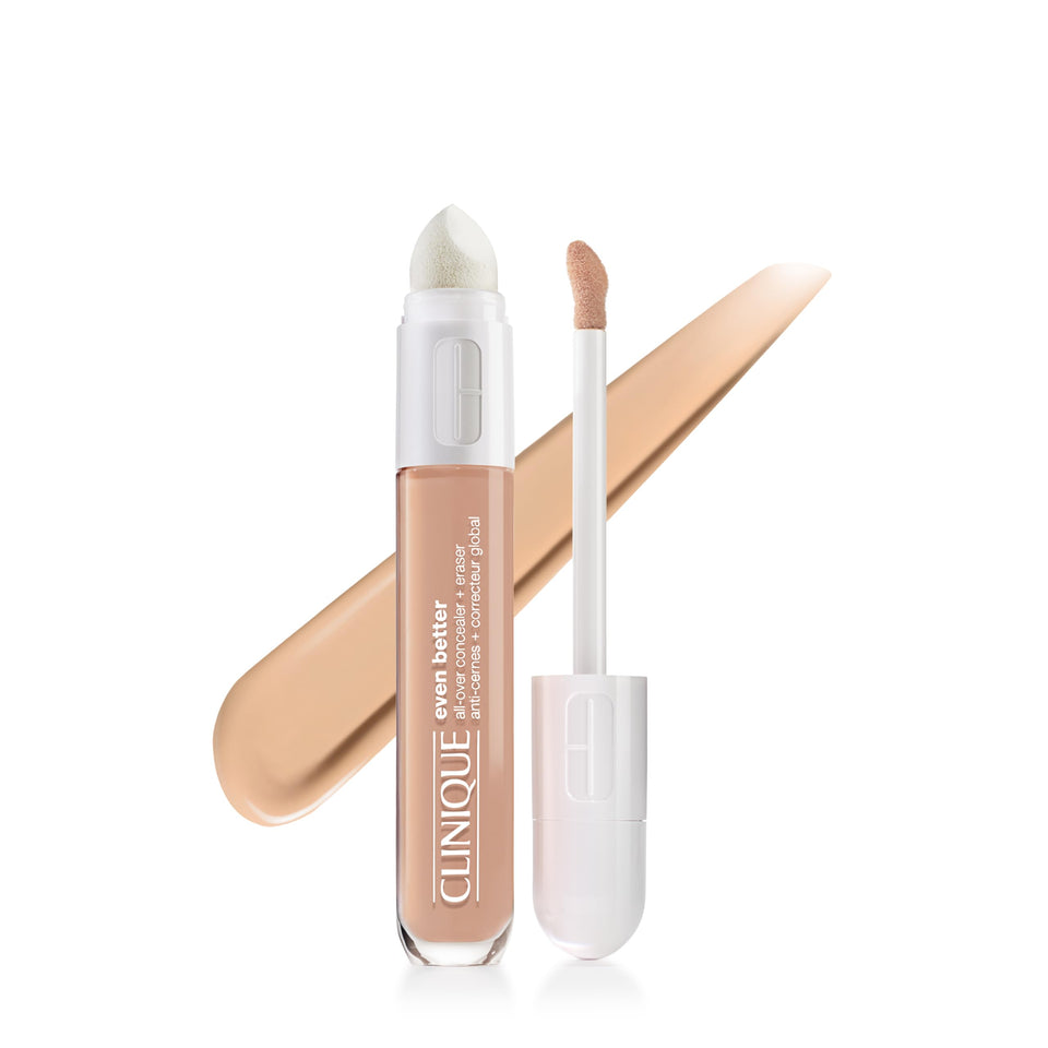 Clinique front packaging showing full-coverage concealer benefits