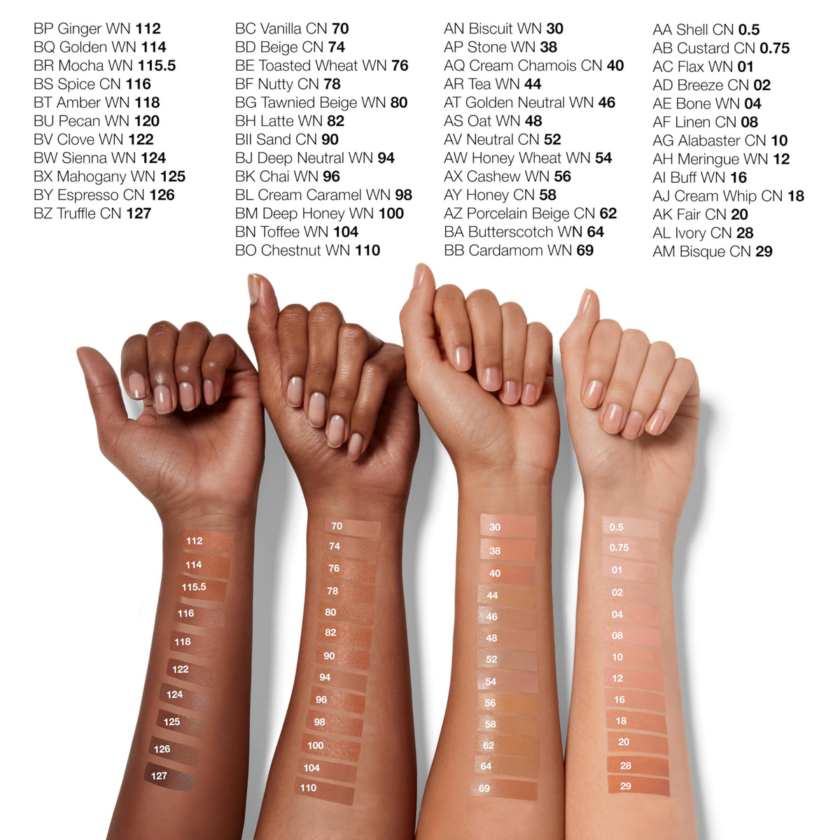 Clinique before and after coverage photo showing evened skin tone