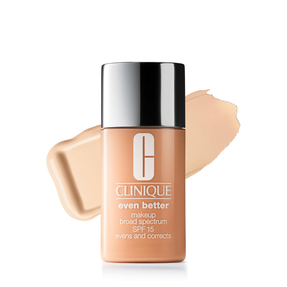 Clinique front bottle showing label and shade for easy identification