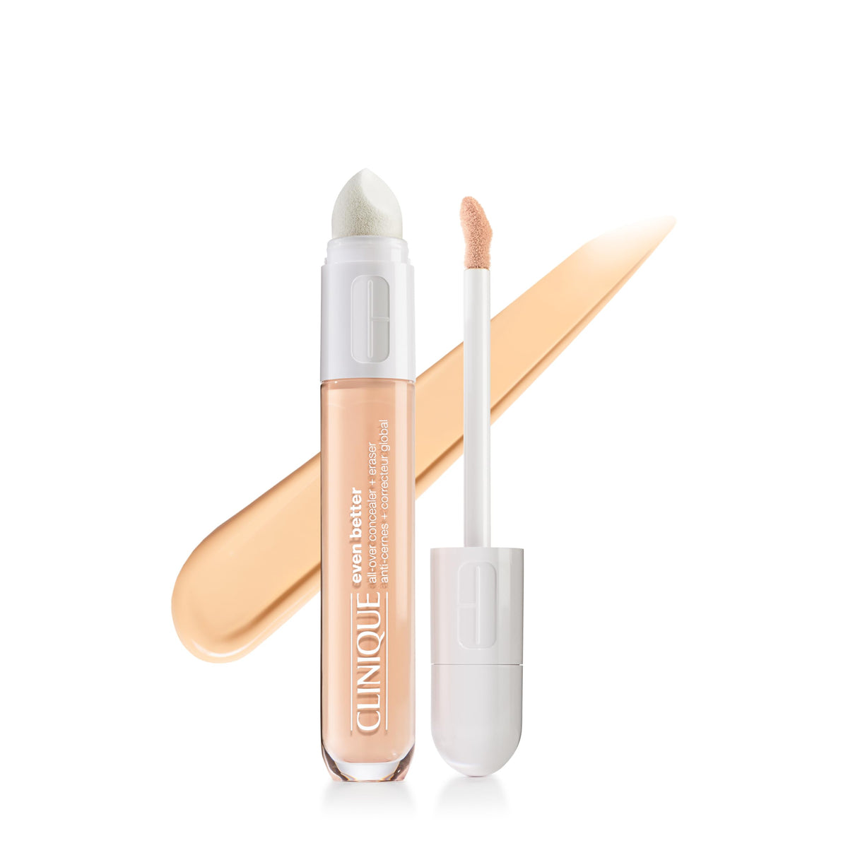 Clinique front packaging showing shade linen and product benefit of coverage