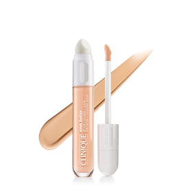 Clinique front packaging showing concealer tube and shade cream chamois benefit: clear labeling