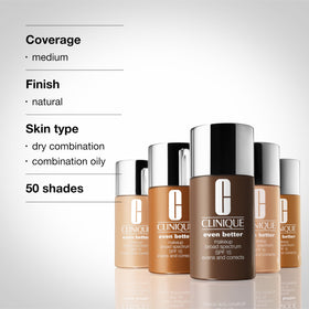 Clinique swatches on arm showing Golden Neutral shade, helps choose the right color match