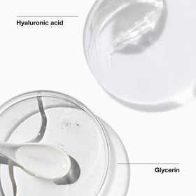 Clinique close-up jar label highlighting ingredients and dermatological formulation benefits