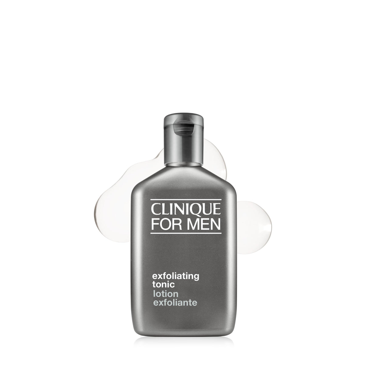 Clinique front packaging shows bottle and label for clear identification and trust