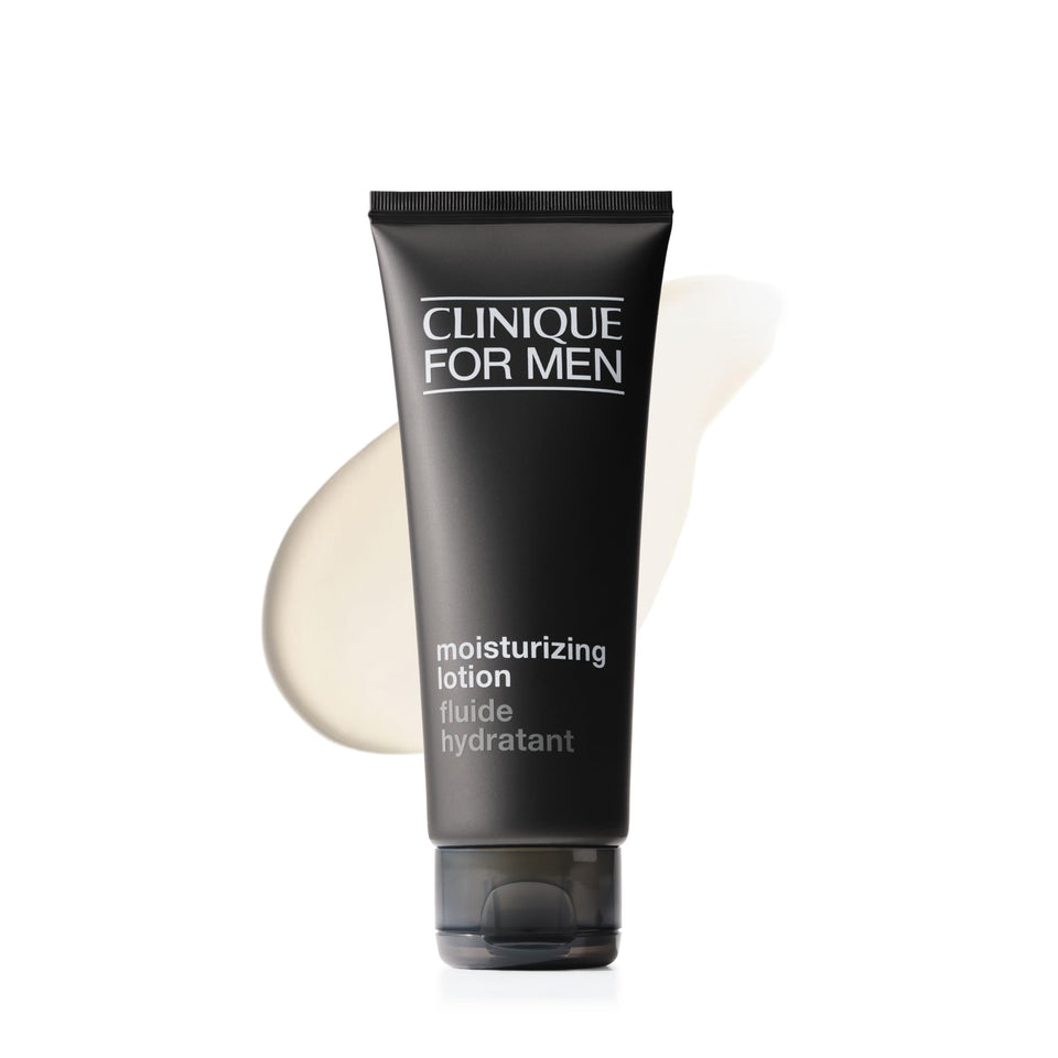 Clinique bottle front view showing label and clean design for quick recognition and trust