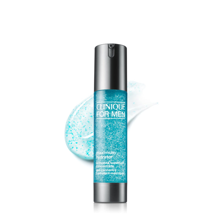 Clinique For Men front packaging showing bottle and brand for confident hydration