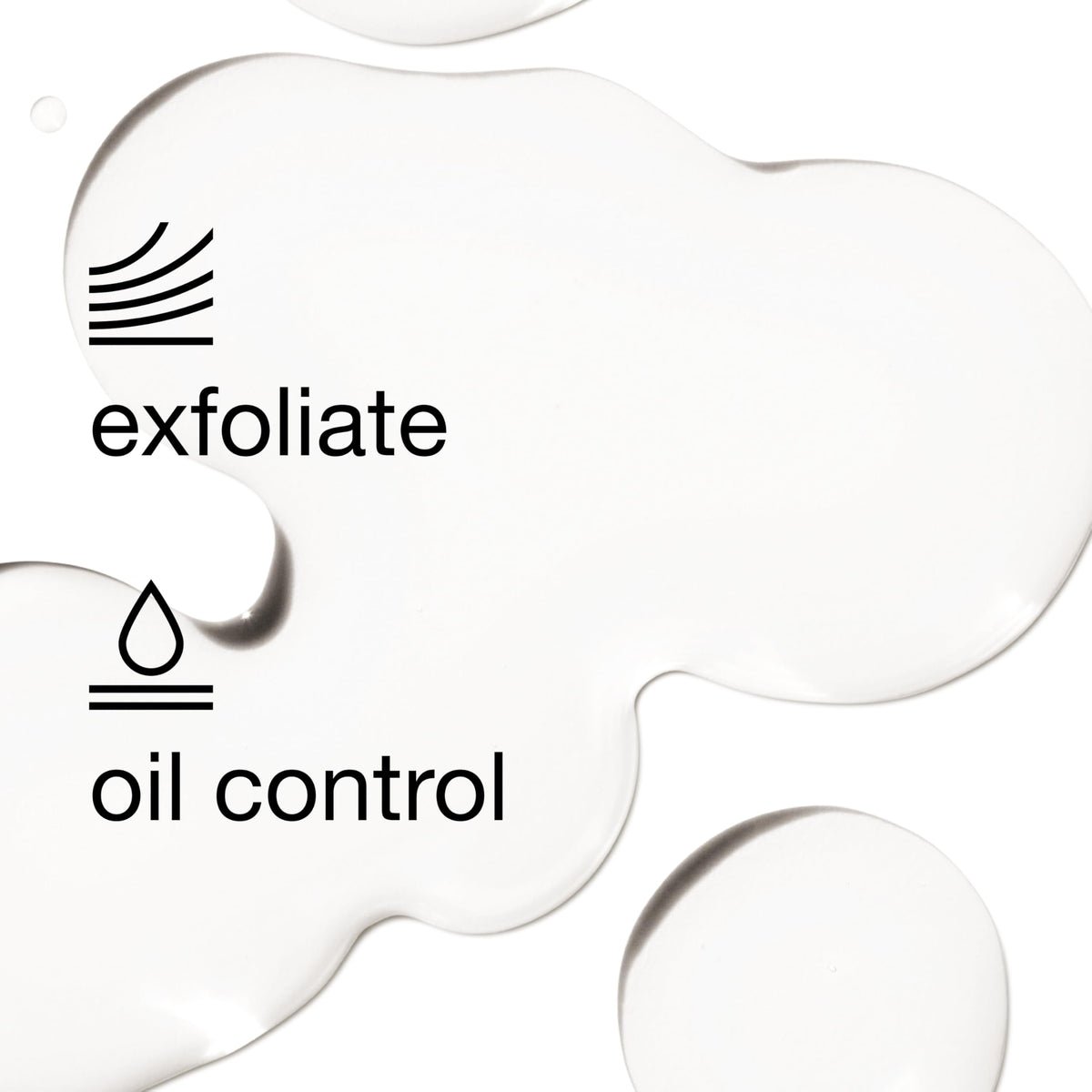 Clinique close-up of tonic texture on cotton pad highlighting gentle exfoliation