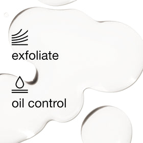 Clinique close-up of tonic texture on cotton pad highlighting gentle exfoliation