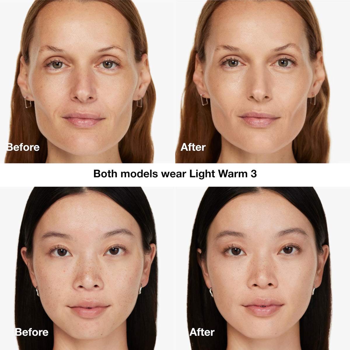 Clinique foundation texture close-up demonstrating lightweight, blendable formula benefit