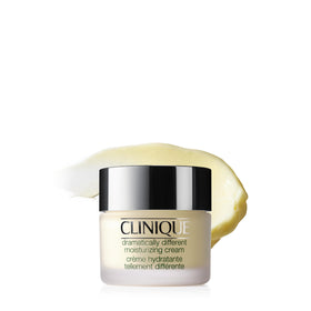 Clinique jar front view showing product packaging and easy dosing benefit