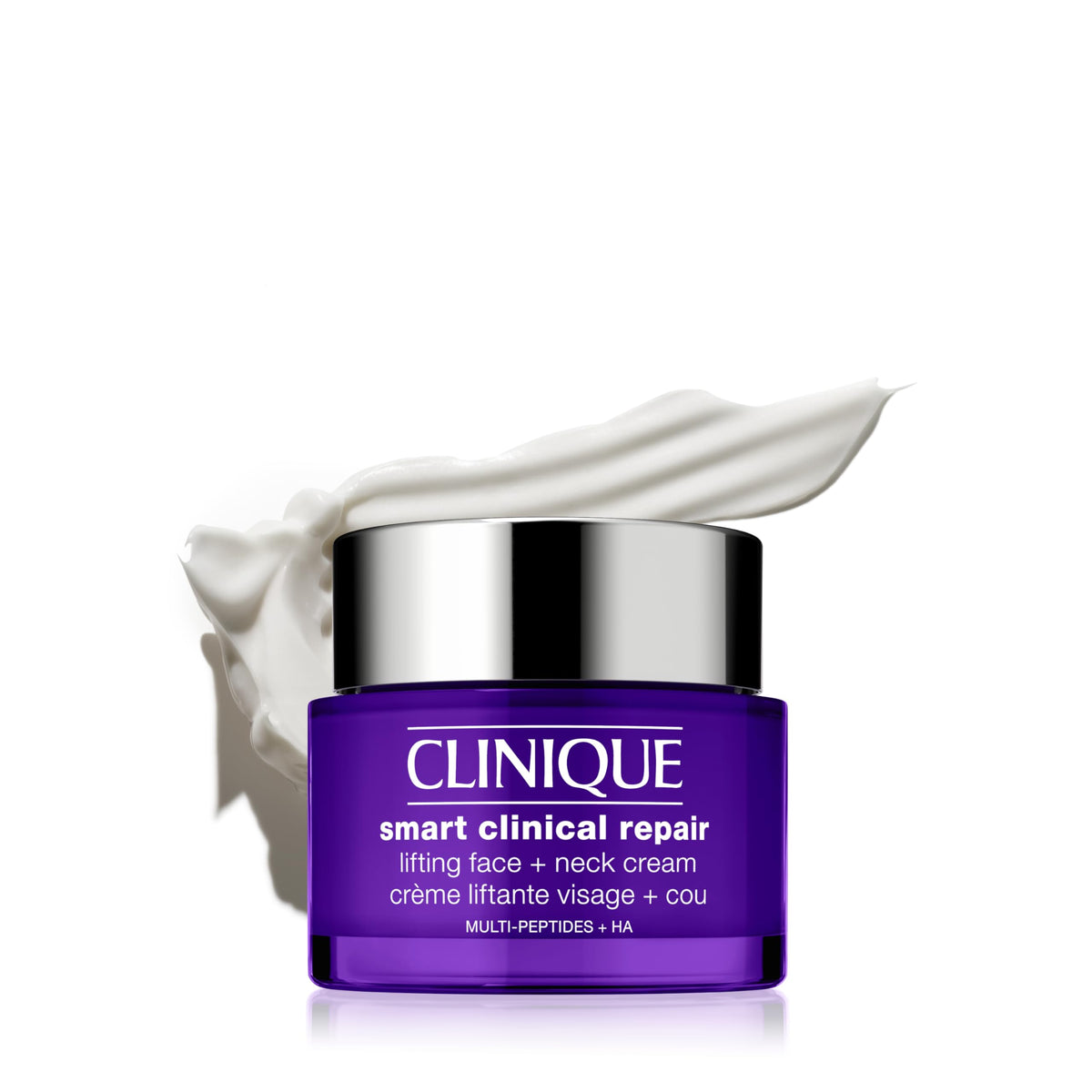 Clinique front jar lifting cream showing packaging and product benefit