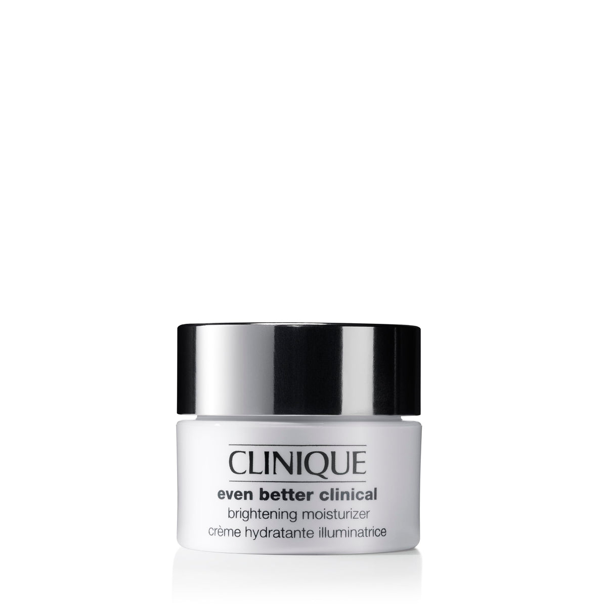 Clinique front packaging showing product name and brightening benefit