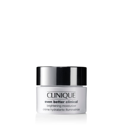 Clinique front packaging showing product name and brightening benefit