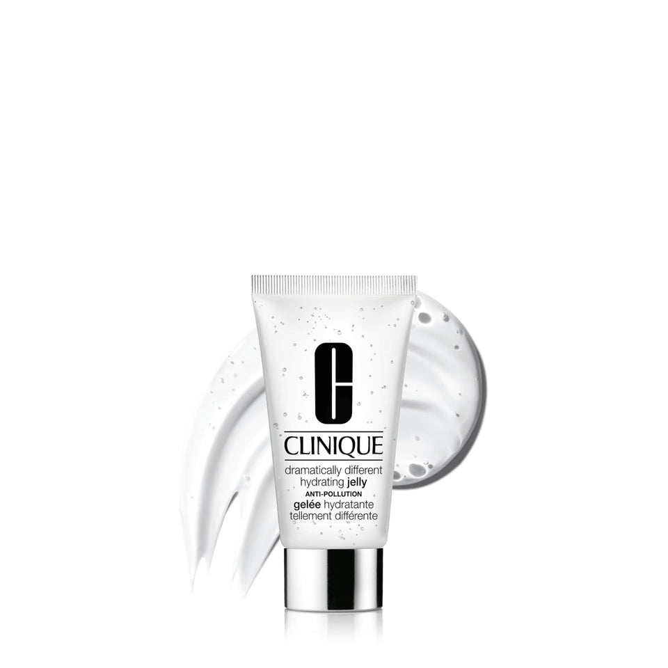Clinique front packaging showing hydrating jelly for fast absorption benefit