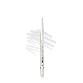 Clinique pencil front packaging showing shade and brand, bright precise lines benefit