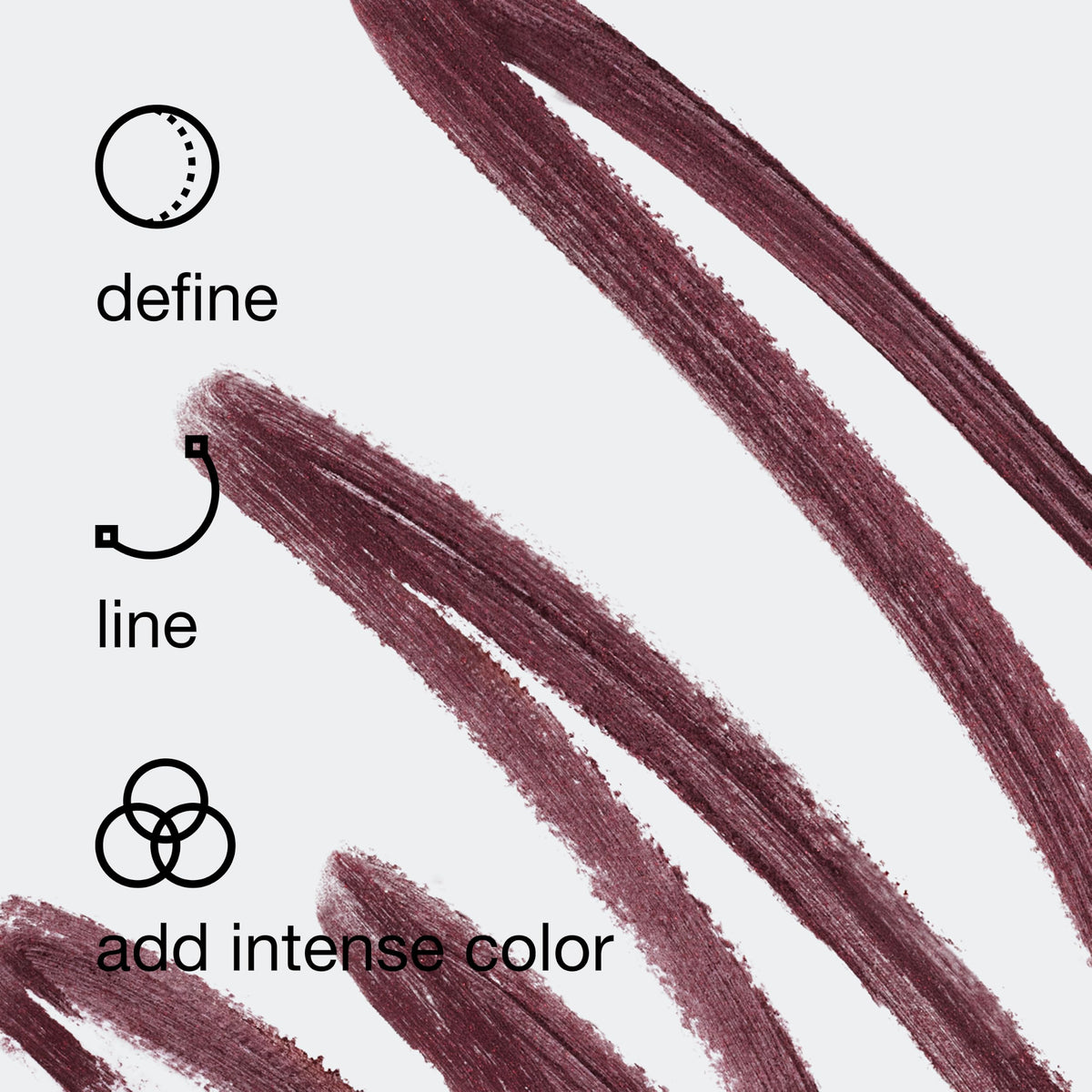 Clinique eyeliner applied to waterline showing gentle safe use with contacts