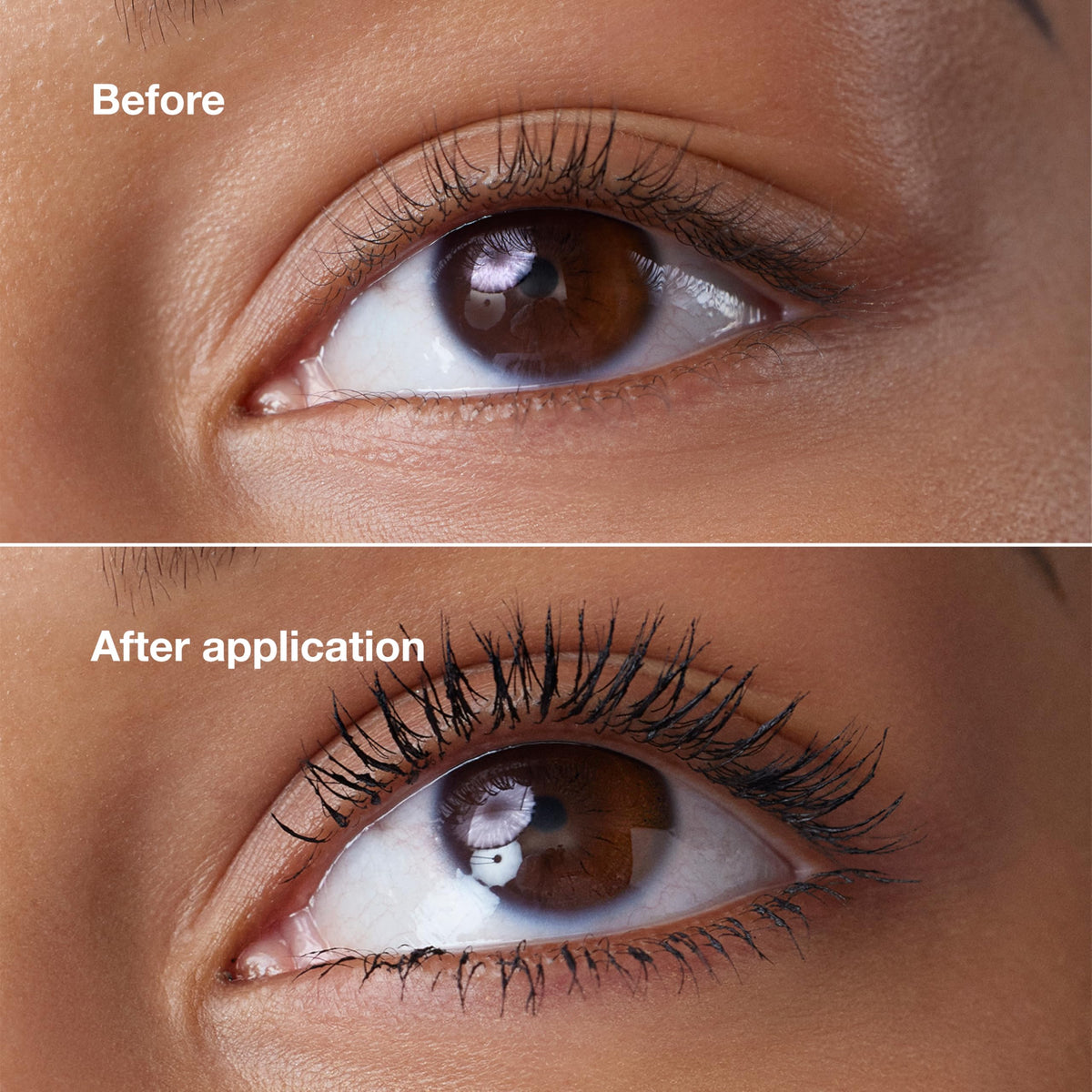 Clinique brush close-up highlighting wavy bristles for even lash coating
